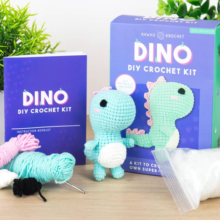 DINO CROCHET KIT for wholesale by Gift Republic