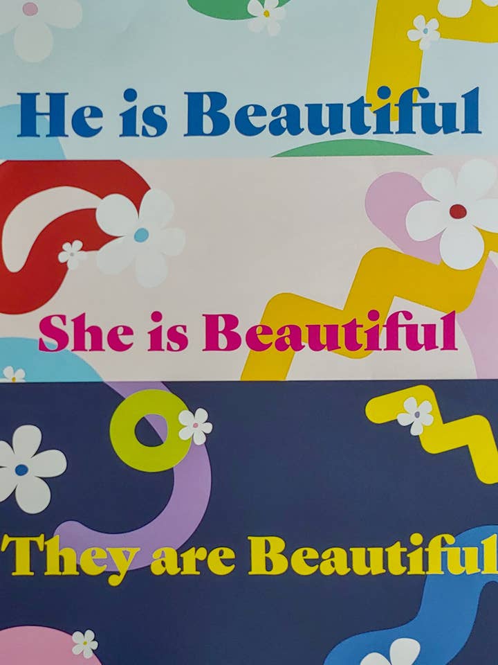 Afdrukken van voornaamwoorden (alle variaties) voor wholesale door NMC Design Studio