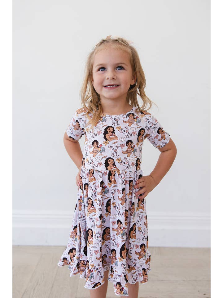 Blush Lotus - Wholesale Dress - Kids - Wayfinder - Ruffle Dress11
