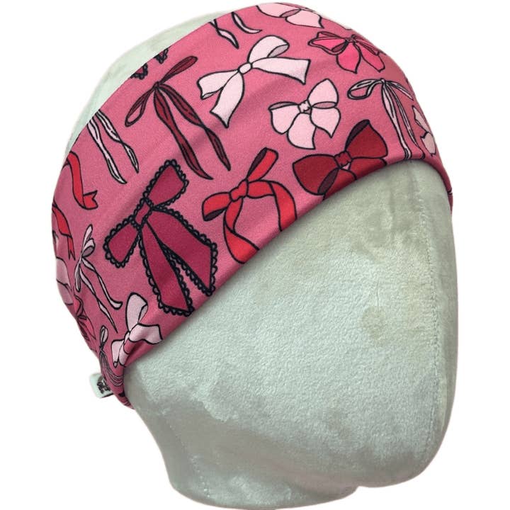 Love and Bows Stretch Headband for wholesale by The Sassy Olive Handmade Headbands