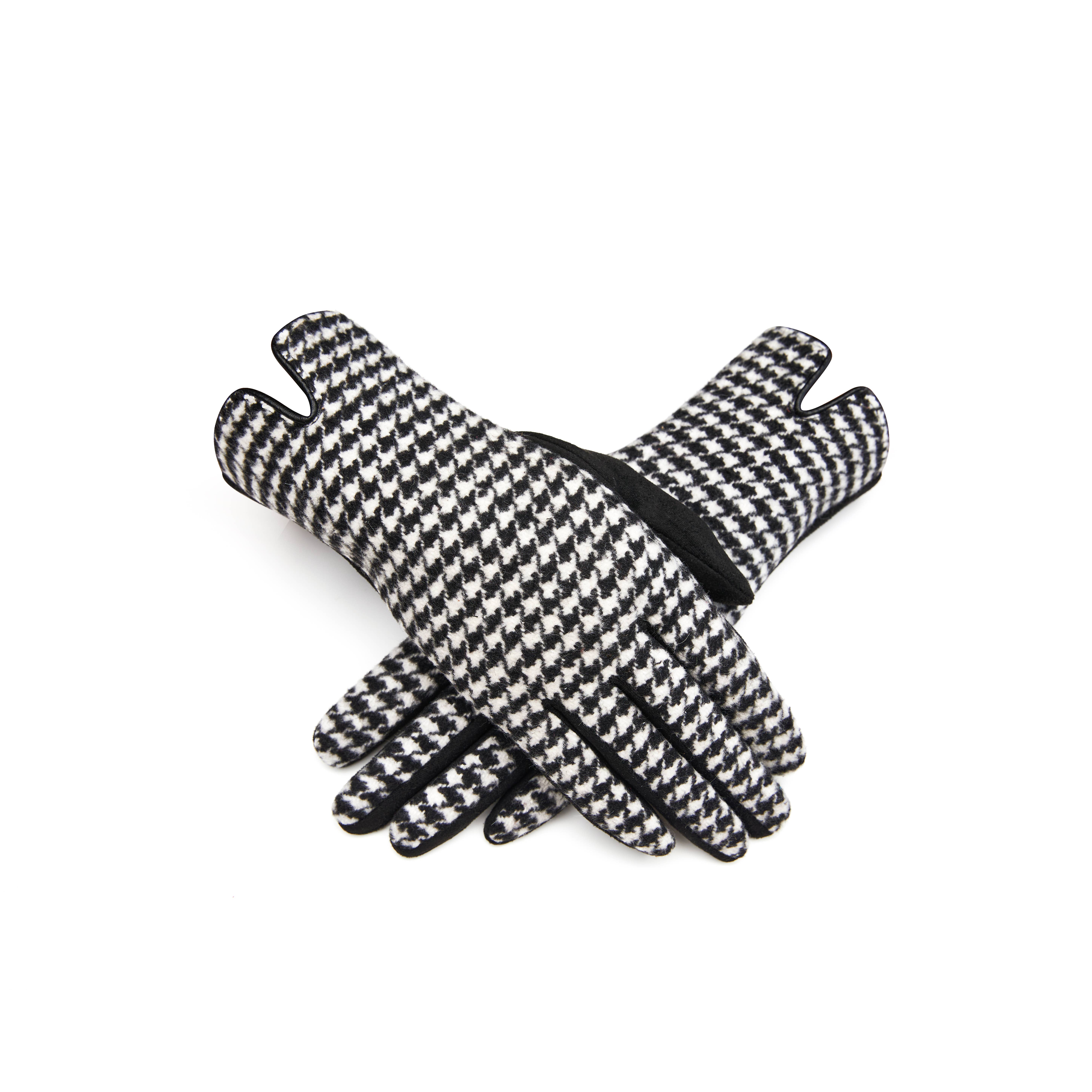 Aavion – wholesale Gloves – Women's – Women's Classic Houndstooth Touchscreen Gloves3