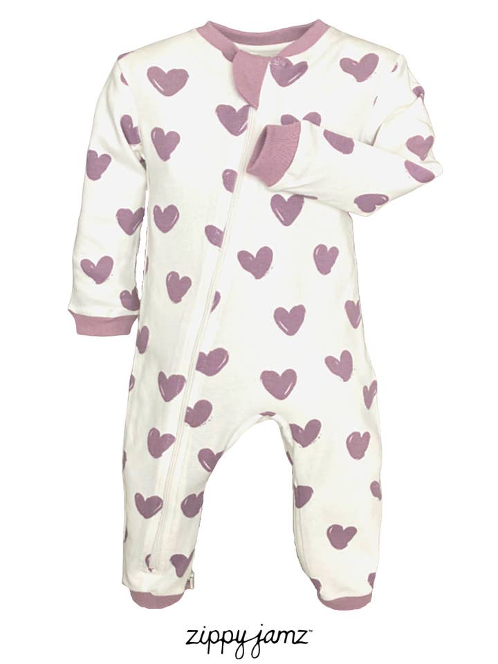 Stole My Heart - Organic Cotton - Footless for wholesale by ZippyJamz