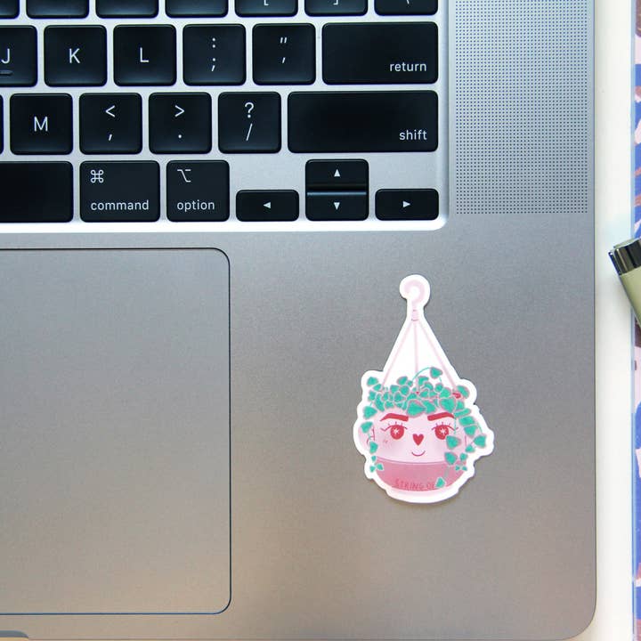 lu bremer design - Wholesale Sticker - variegated string of hearts plant sticker3