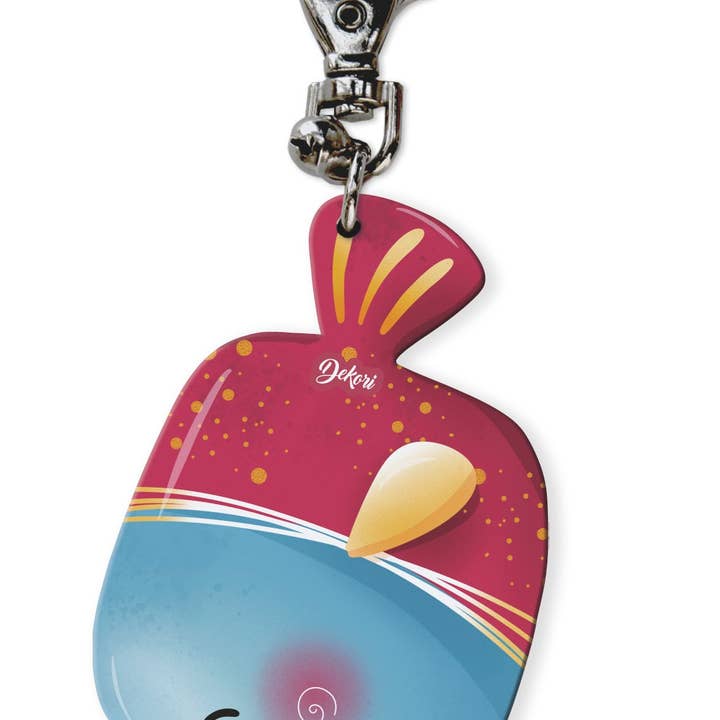 Fish Bubbles keychain for wholesale by Dekori