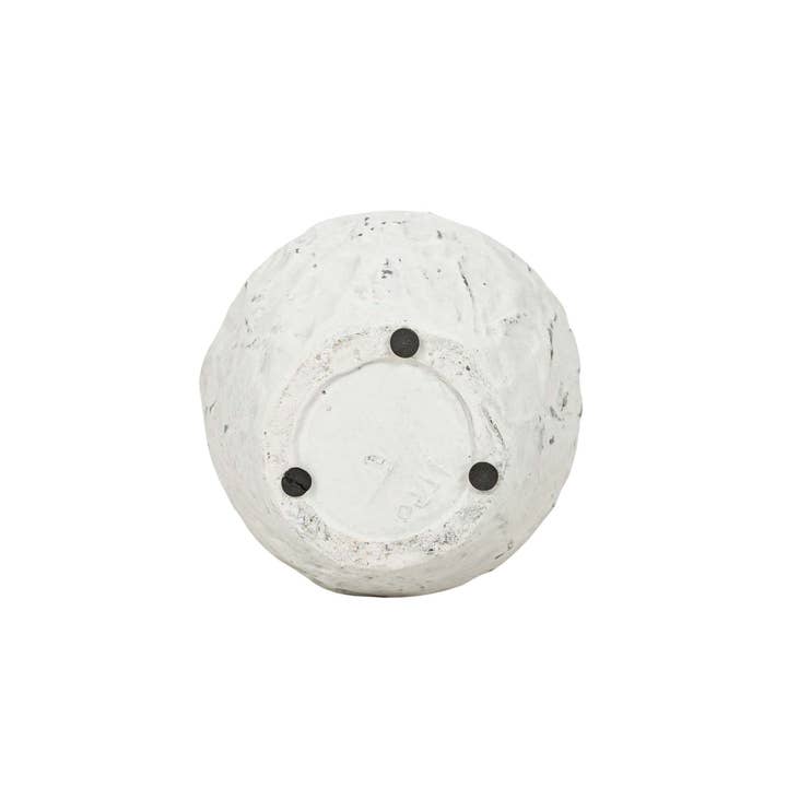 Foreside Home & Garden - Wholesale Vase - Ambrosine Distressed Ceramic Vase White