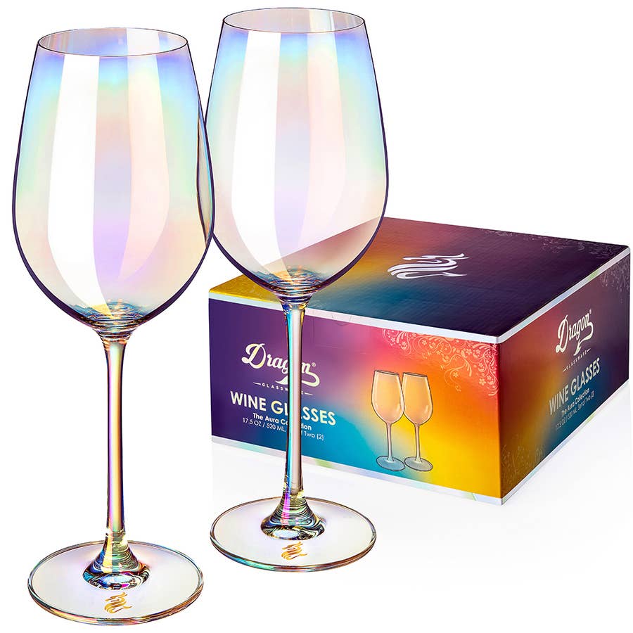 Wholesale Luxbe - Wine Crystal Glasses Set of 4/6, 20.5 oz Large