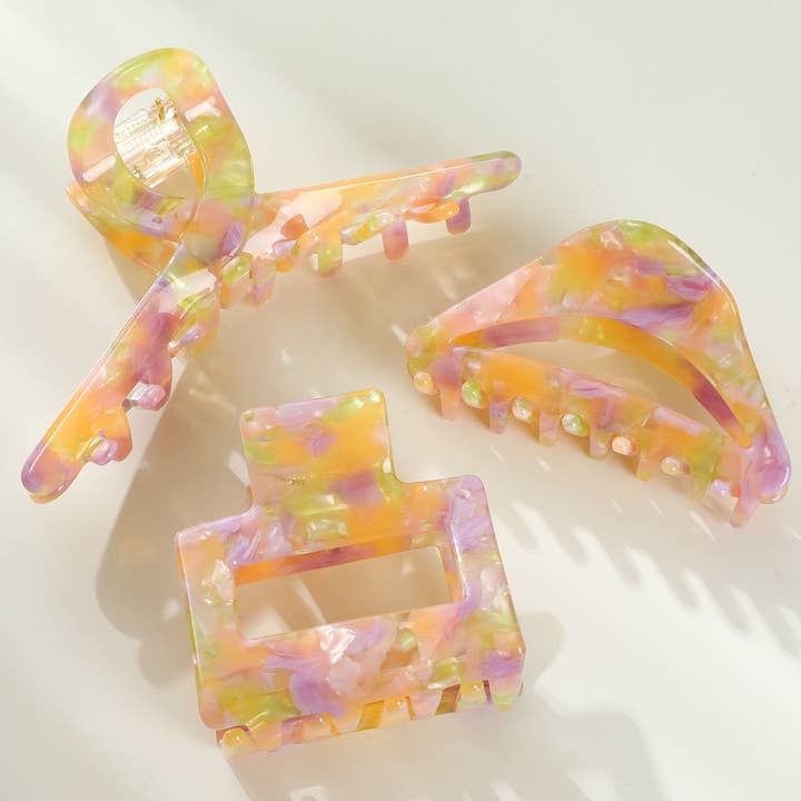 Vintage Wild Flower S/M - Assorted Claw Clips for wholesale by Adorro