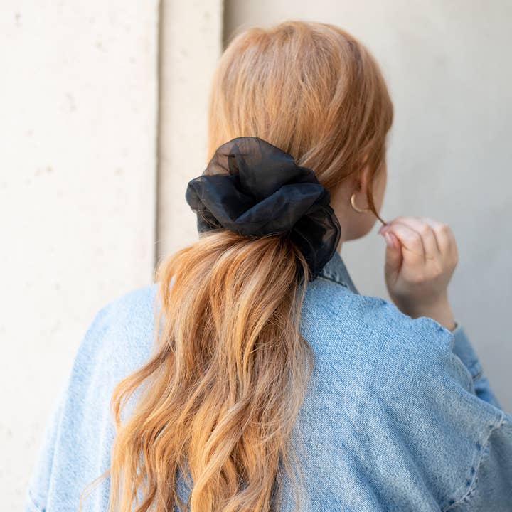 Cloud Scrunchie, Organza Scrunchy, Oversize Scrunchie for wholesale by Femme Faire