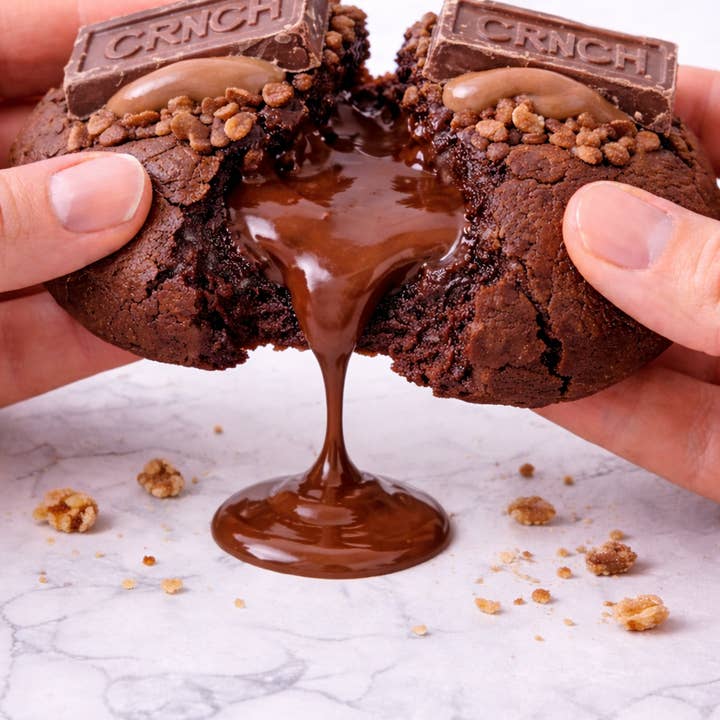 Double Chocolate Crunch, 6PC for wholesale by Sinful Sweets Chocolate Company