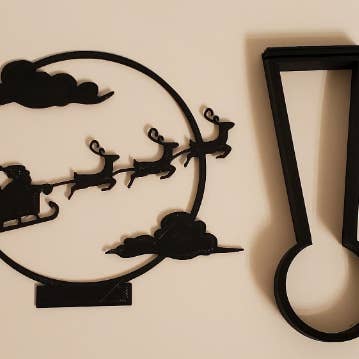 KeaLite - Wholesale Wall Sign - KeaLite Christmas Night Shadow Caster and KeaLite Stand3