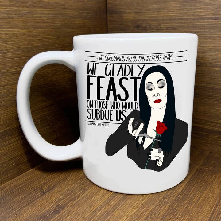 Citizen Ruth - Wholesale Coffee Mug - Morticia Addams Credo Mug
