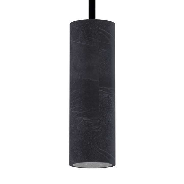 Hanging lamp “Nara20" concrete lamp GU10 black for wholesale by TIVENDIS