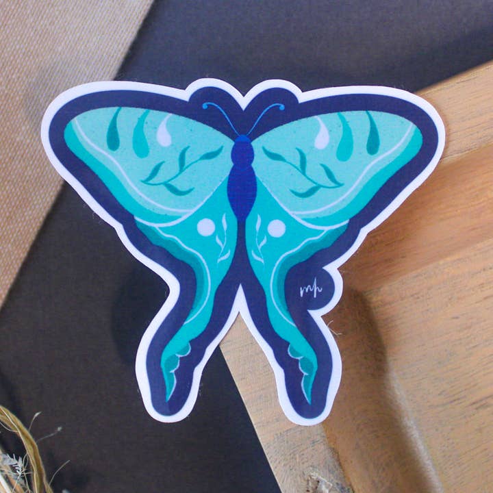 Gay Pride Moth Sticker | Occult Witchcore Cottagecore for wholesale by MH Studios