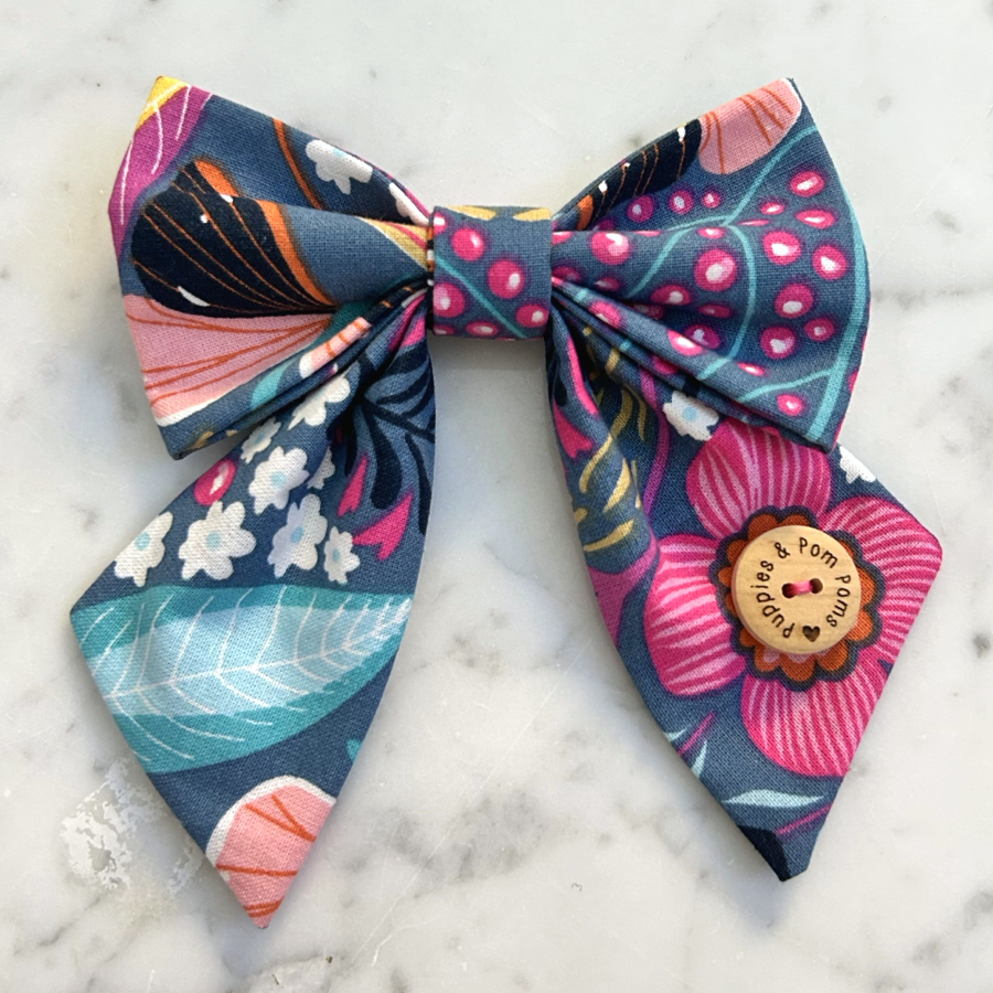 Puppies & Pom Poms - Wholesale Pet Bow Tie - Dog - Handmade Dog Sailer Bow Tie - Sasha3