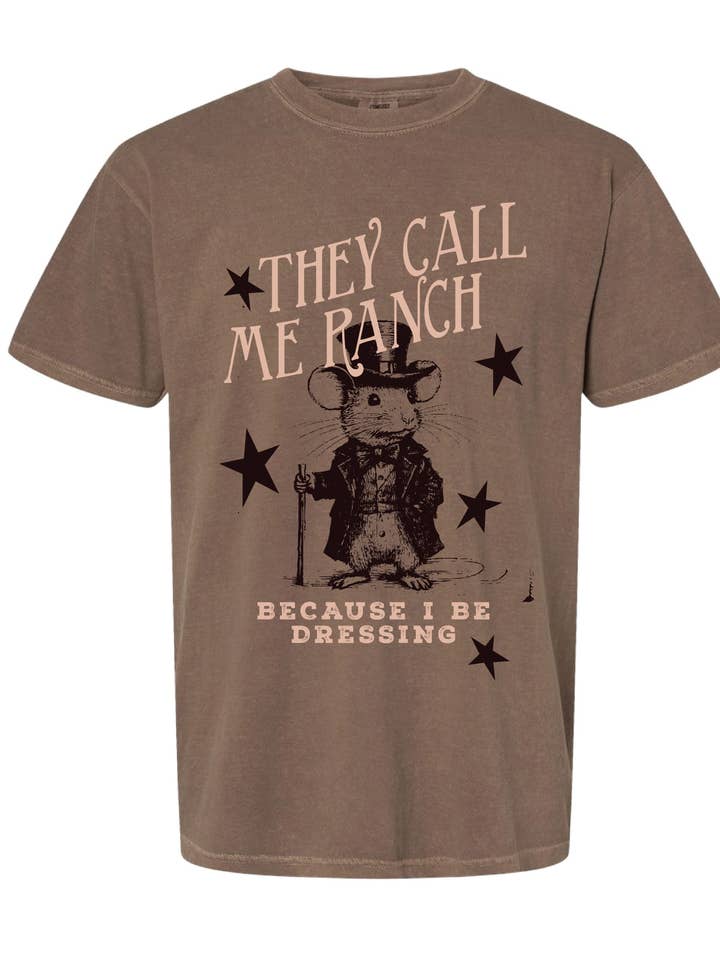 Camo Girl Outfitters – T-shirt estampada - Mulher por atacado – Chamam-me Ranch, Porque Eu B Vestindo Camiseta de Animal Tolo0