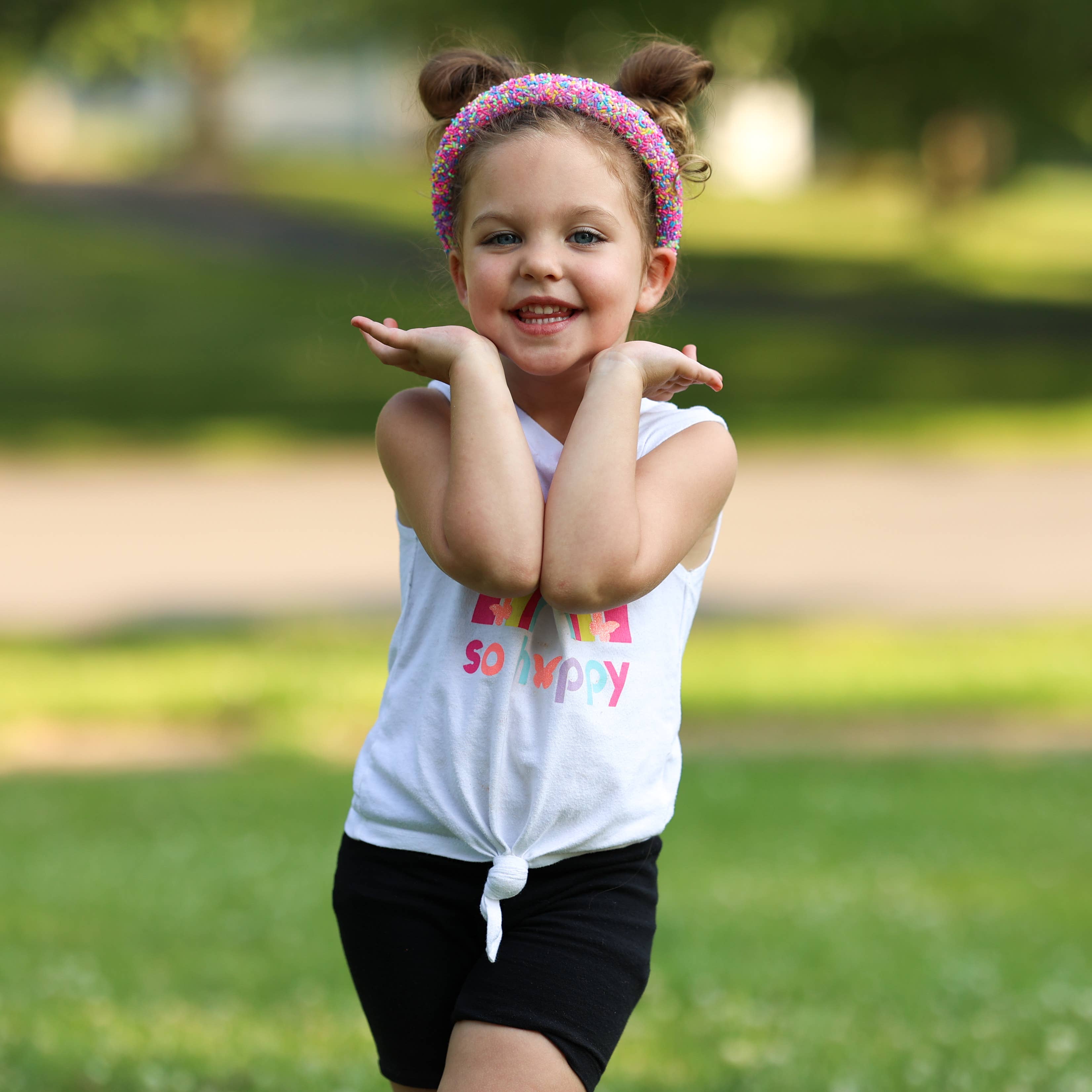 Frog Sac - Wholesale Fashion Headband - Kids - Padded Sprinkles Headband - Confetti Hair Band23