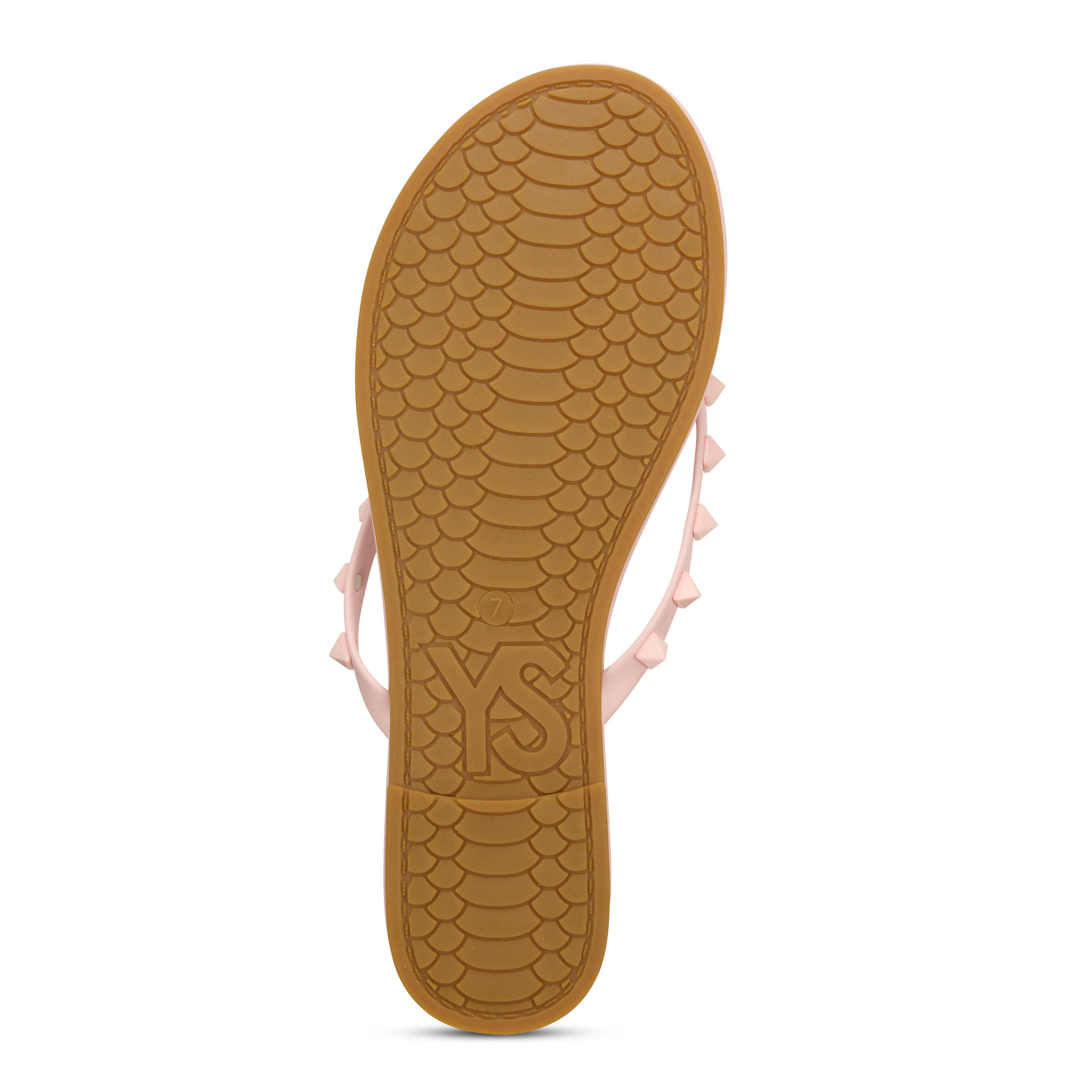 Rivington Stud Flip Flop in Ballet Pink for wholesale on Faire1