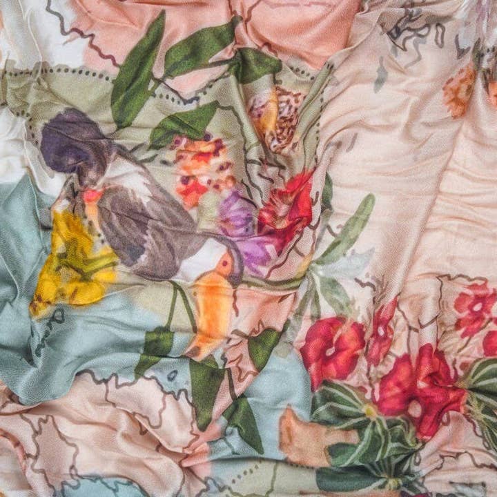 Boho-Eclectica - Wholesale Scarf – Women's - Silk Modal Scarf, Shawl - Peach3