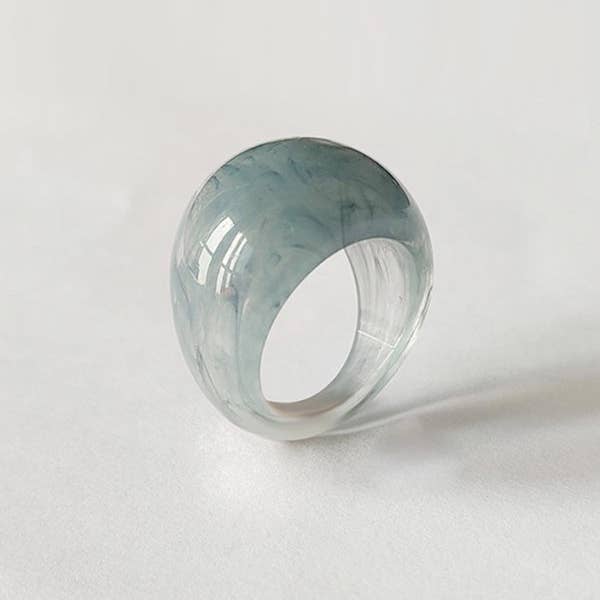 KK Bloom – Großhandel Cocktail-/Statement-Ring – Original 9 Farben Geometrischer Harzring11