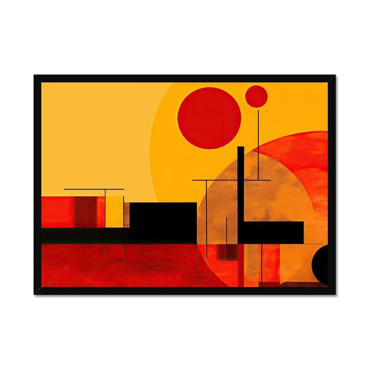 Solnedgang i Sevilla Indrammet Print for engroshandel hos Pixel Gallery