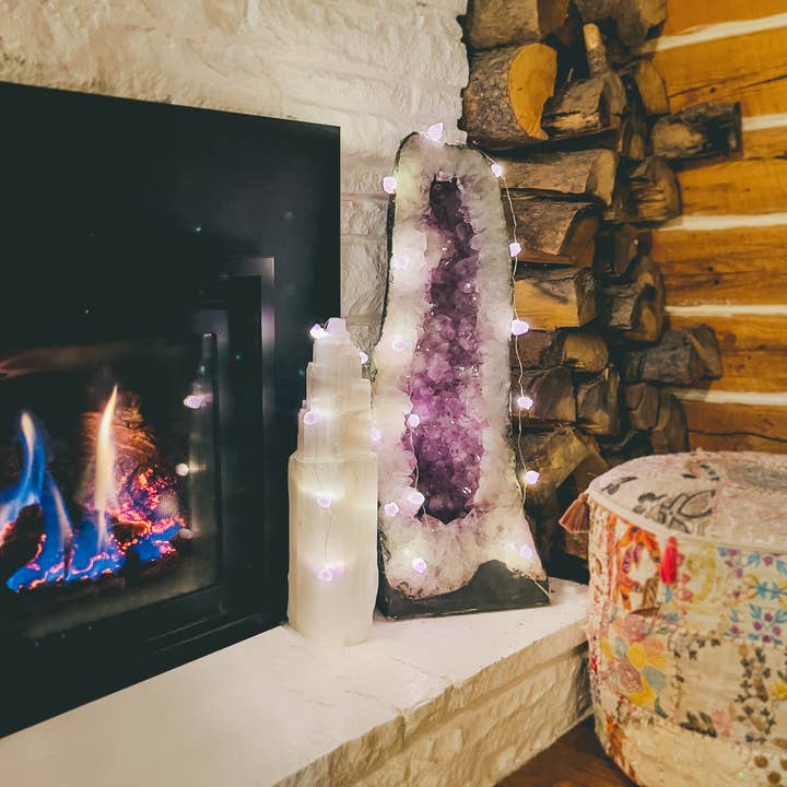 Hiouchi Jewels | Rose & Bolt Grateful Dead Jewelry - Wholesale String Lights - Love Lights ~ Crystal String Lights ~ Amethyst
