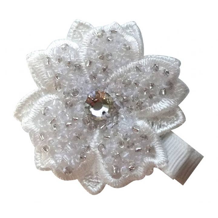 Glitter Blomst Hårklip for engroshandel hos JOYHAIR