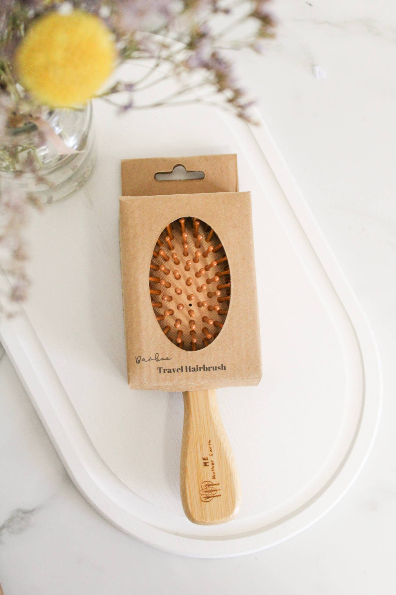 Me Mother Earth - Wholesale Hair Brush/Comb - Bamboo Travel Hairbrush4