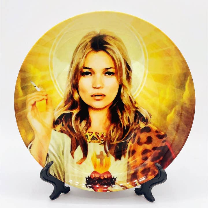 10 Inch Plate, Fashion Icon by Wallace Elizabeth for wholesale by ART WOW