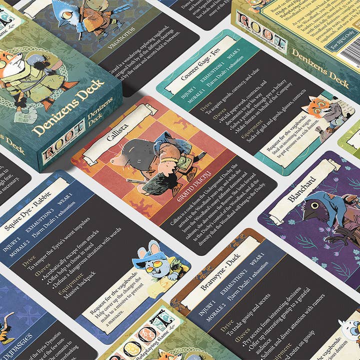 Magpie Games - Wholesale Card Game - Denizens Deck (Root: The RPG)3