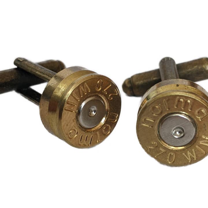 J Boult Designs - Wholesale Cufflinks - Upcycled bullet cufflinks1