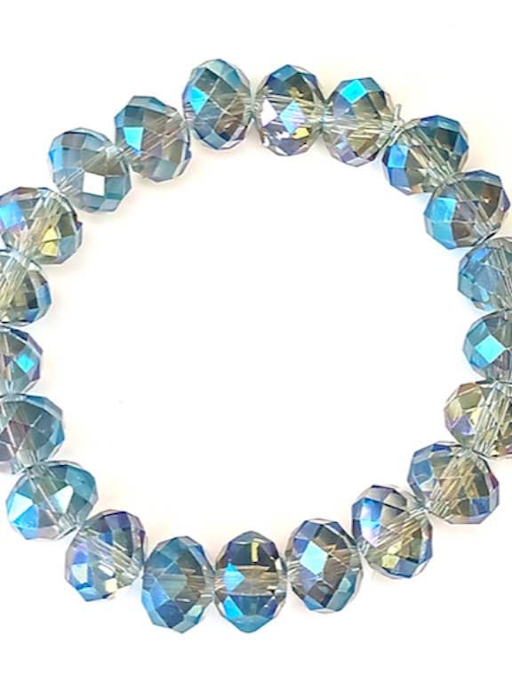 Bracelet en perles de verre - Verre recyclé pour la vente par Crystal Love