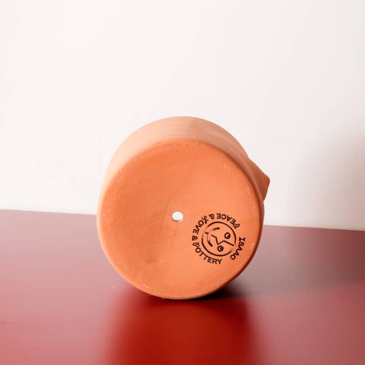 GROUPPARTNER - Wholesale Plant Pot - 5" Terra-Cotta boob pot (With Saucer)2