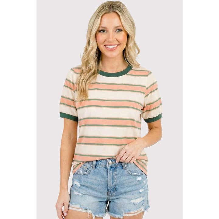 Haut rayé en coton pour la vente par STACCATO