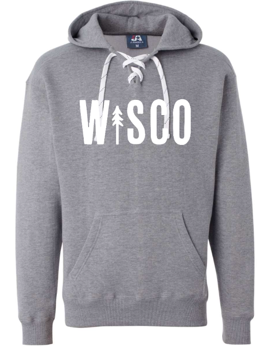 Wisco Clothing Co. - Wholesale Hoodie - Unisex - Wisco “Hockey” Lace Sweatshirt 🏒1