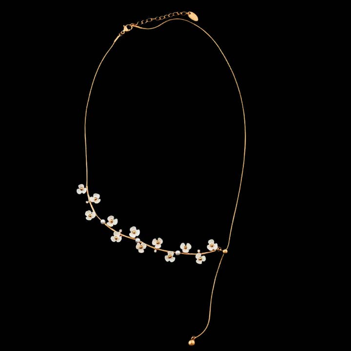 Orchid Necklace for wholesale by Steward & James