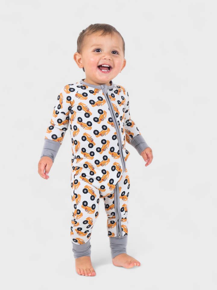 MAGIC SCHOOL TRUCK DREAM ROMPER for wholesale by Dream Big Little Co.