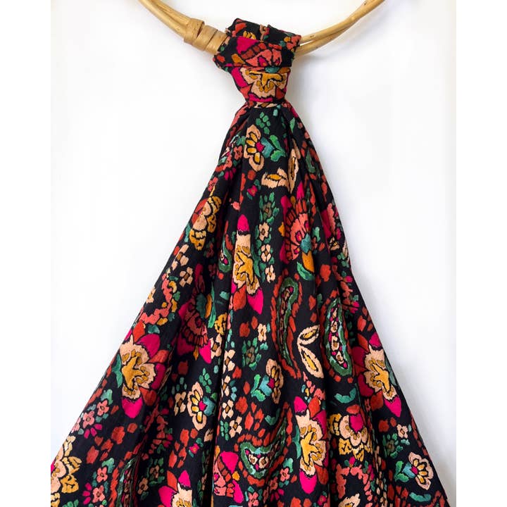 MY DRESS MADE - Venta al por mayor Tela - Tejido de viscosa flameado BOHEMIAN - Estampado en Francia