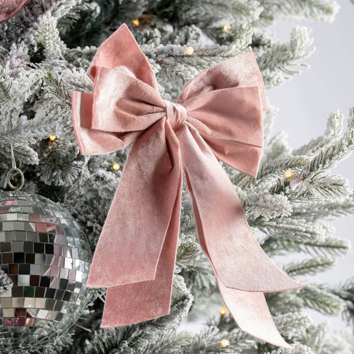 Joy By - Wholesale Ornament - Velvet Clip-On Bow3