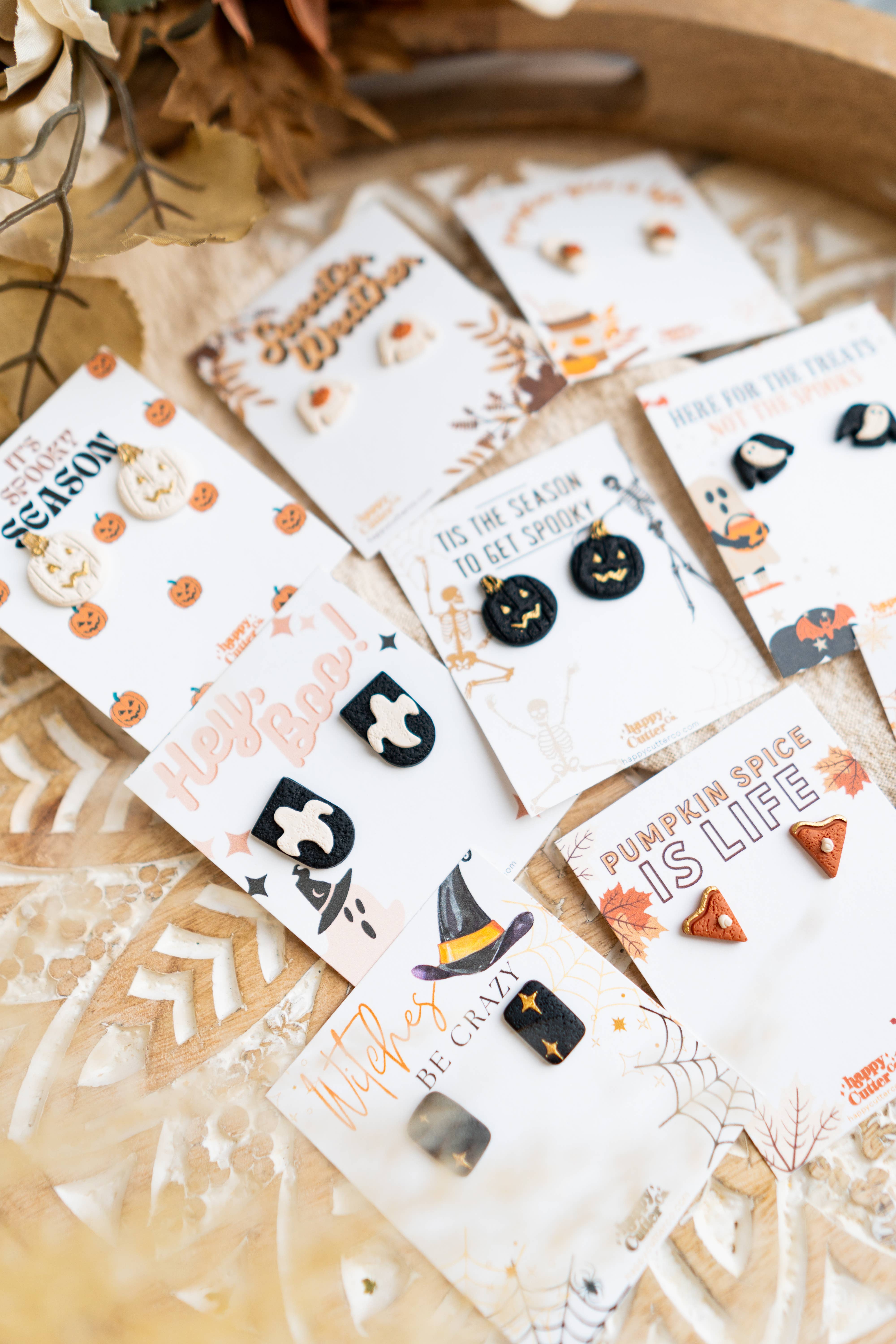 Happy Cutter Co - Wholesale Stud/Post Earrings - Cozy Fall Stud Earrings | Fall Lover Earrings |Fall Mug Stud4