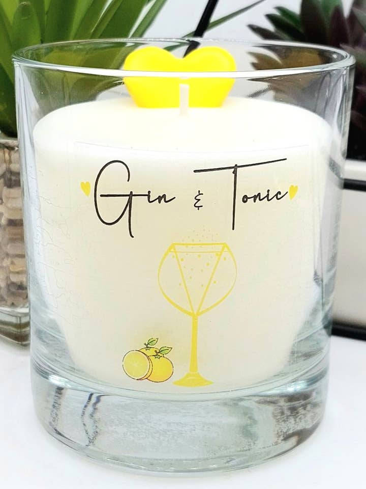 Gin & Tonic | Vela de cóctel perfumada de lujo para venta al por mayor de Dekassa