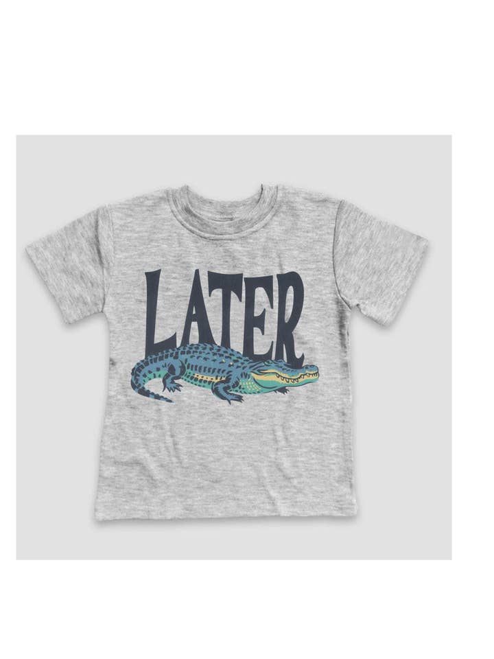 Tiny trendz teez - Wholesale Screen Printed T-Shirt - Kids - Later gator kids tee shirt 2