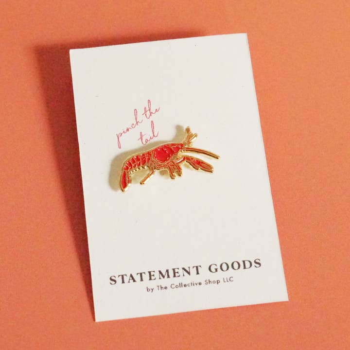 Crawfish - Enamel Pin for wholesale by Statement Goods