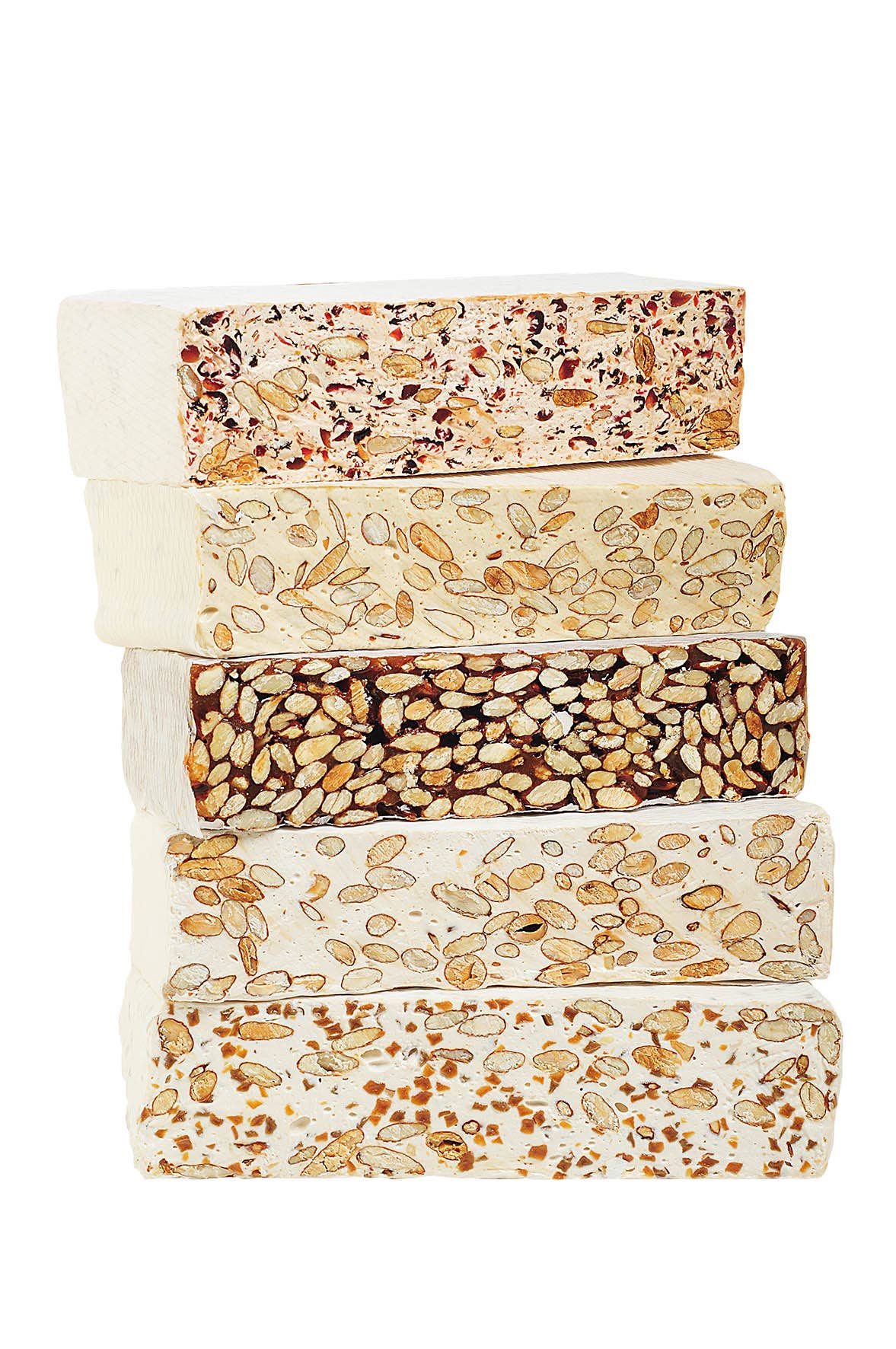 Nougats Silvain - Wholesale Nougat - BLOC 500g LE GARGANTUA nougat apricot fig pistachio1
