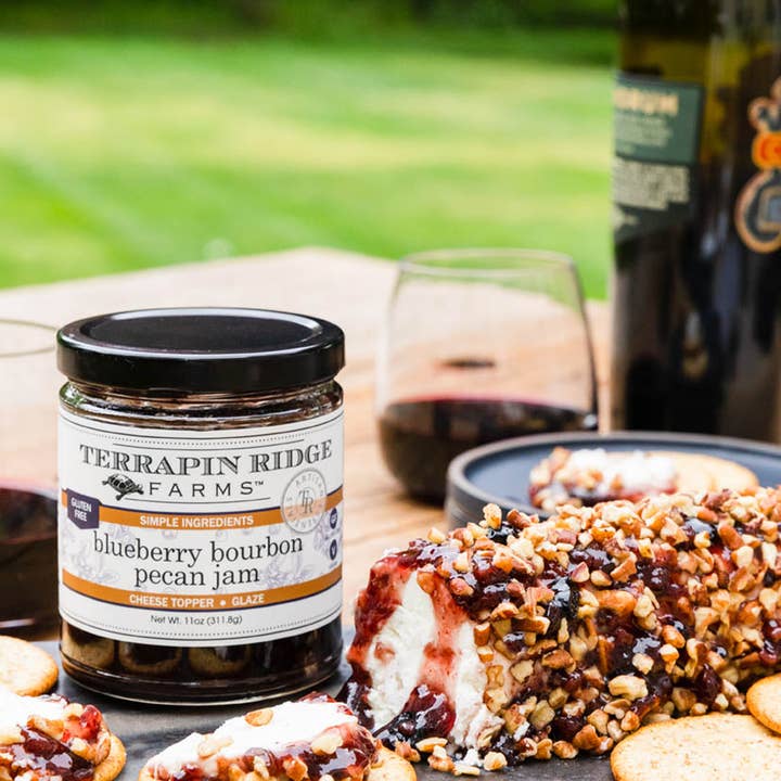 Terrapin Ridge Farms - Wholesale Jam/Jelly - Quart - Blueberry Bourbon Pecan Jam