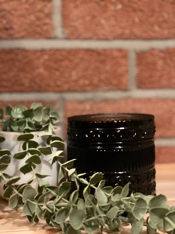 Matte Black Rockstar Soy Wax Candle 40cl for wholesale by Pentu By Bex