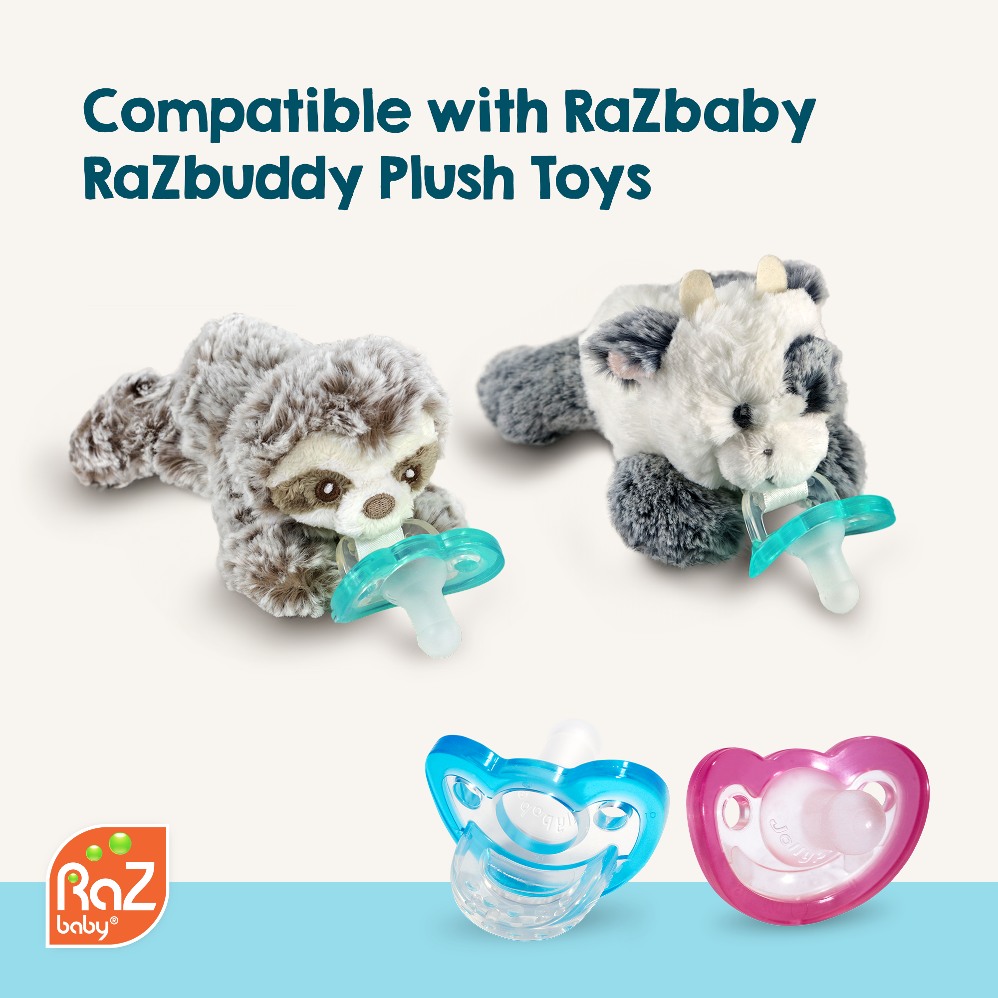 RaZbaby - Wholesale Pacifier - Baby - JollyPop Pacifier 2PK - 0-3 Month Made in USA 10