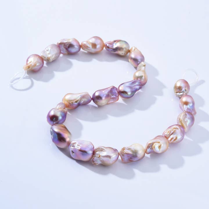 findings4uGem - Wholesale Beaded/pearl necklace - Natural Baroque Mix Color Pearl Beads Jewelry, FWP0245