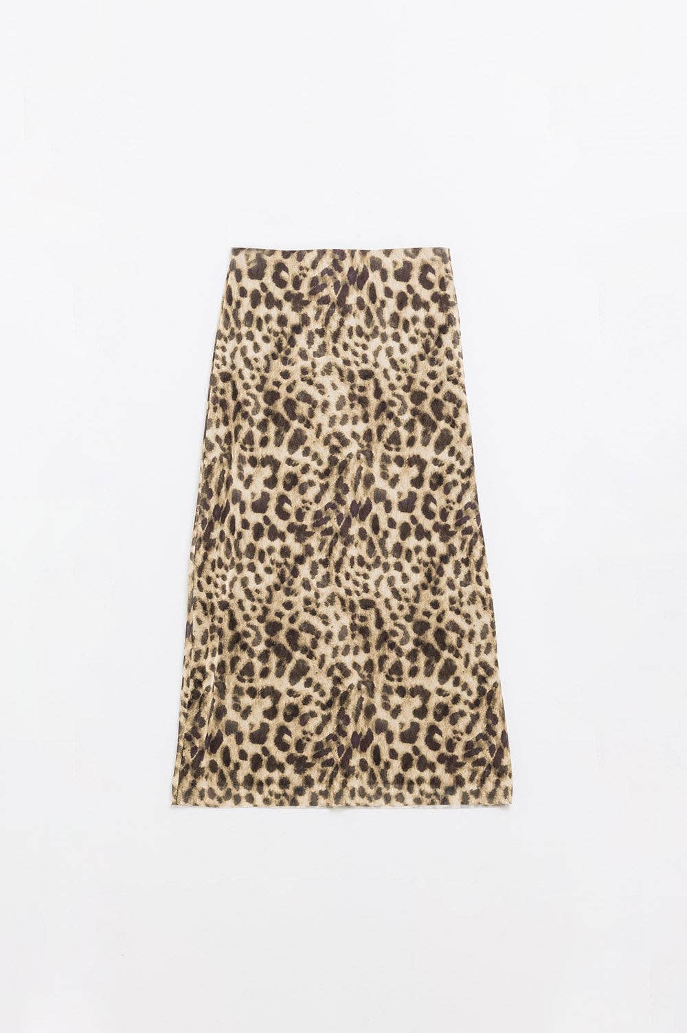 Wholesale sheer long leopard print bodycon midi skirt for