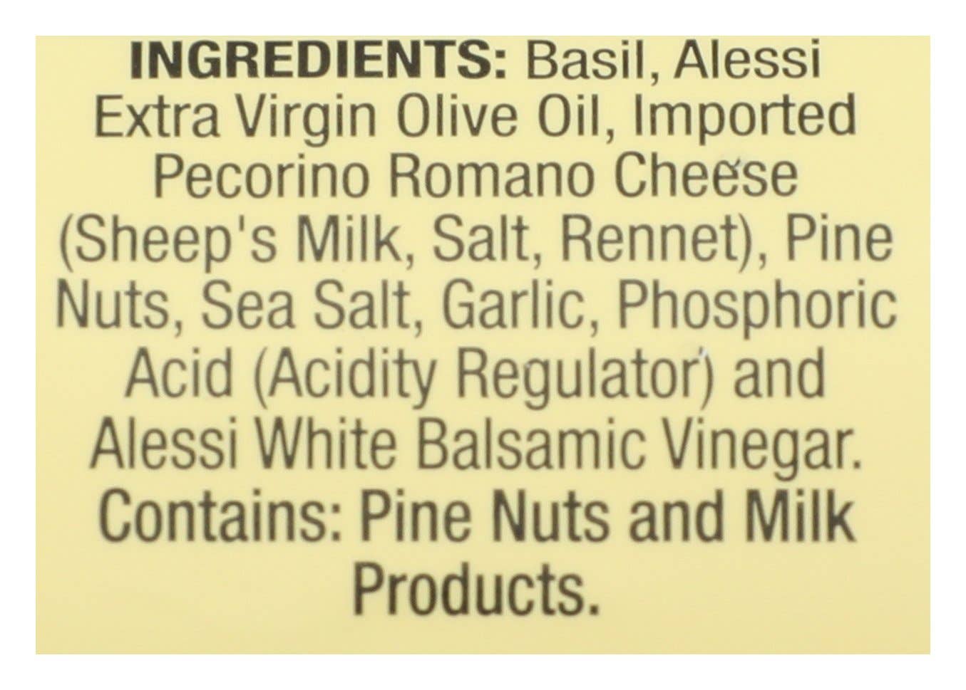 Everyday Supply Co - Wholesale Pesto - ALESSI PESTO DI LIGURIA - Case of 122