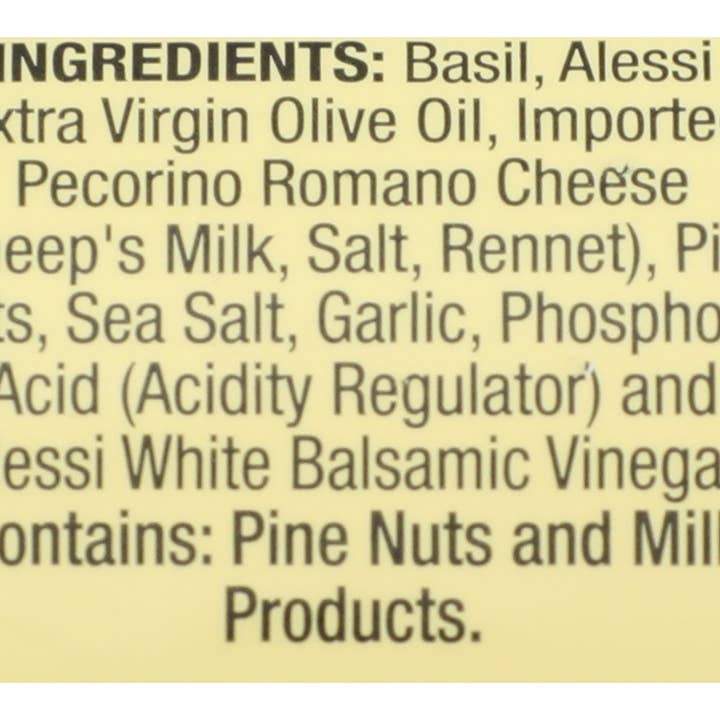 Everyday Supply Co - Wholesale Pesto - ALESSI PESTO DI LIGURIA - Case of 122